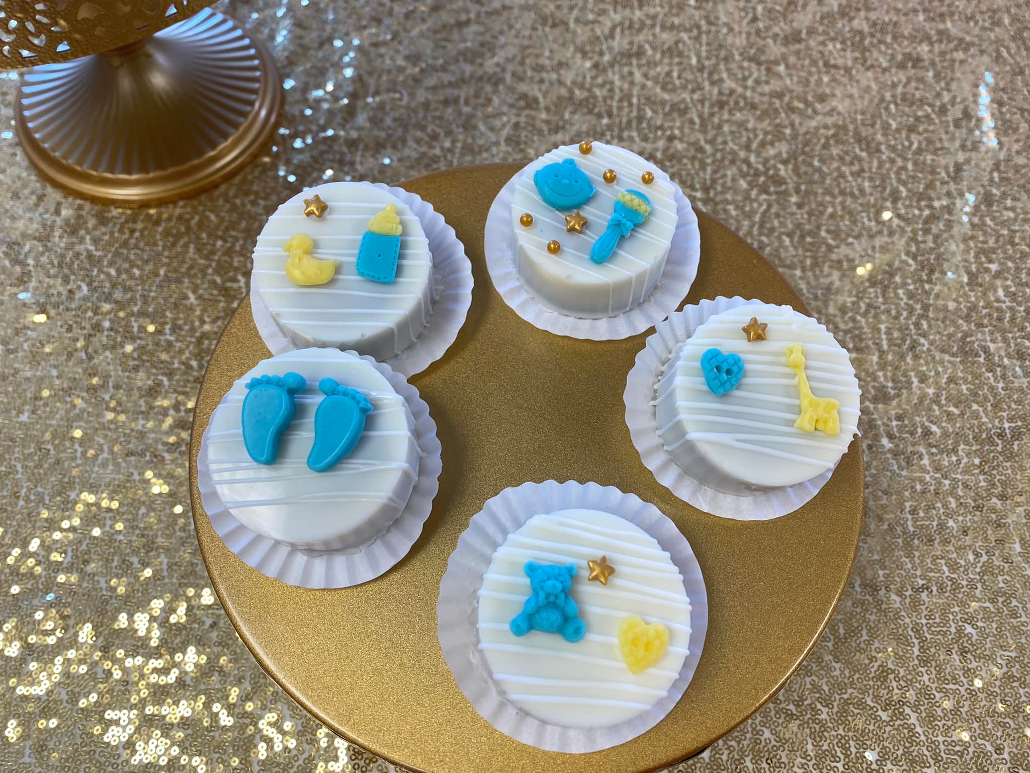 Arreglo de mesa para baby shower