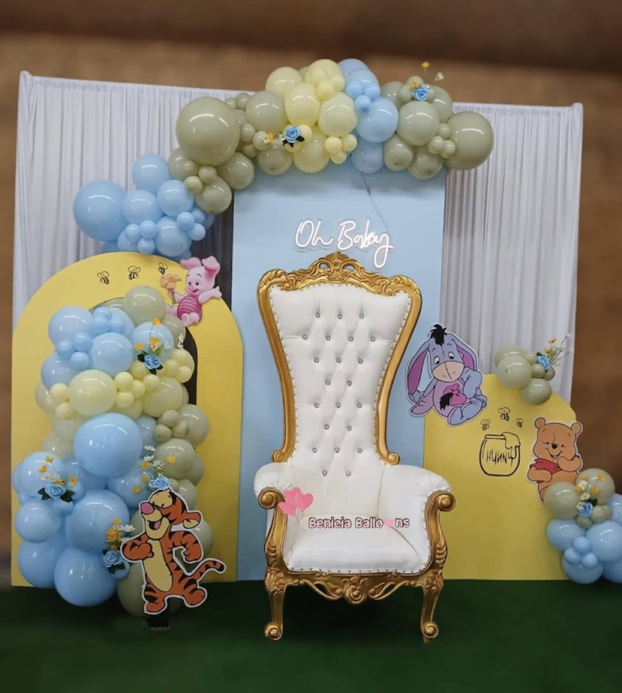 Montaje de baby shower