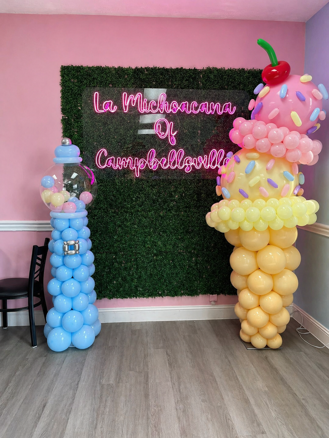 Celebracion corporativa decorada