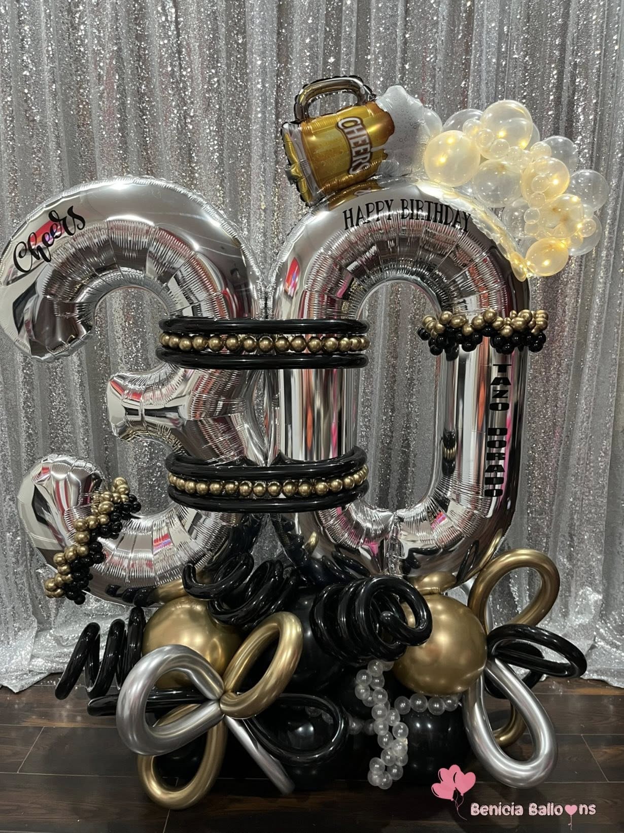 Decoración con detalles para bebé