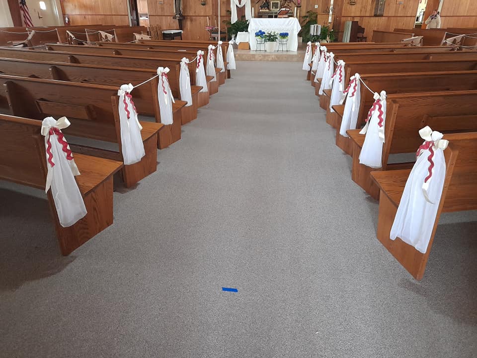 Decoracion para celebracion religiosa