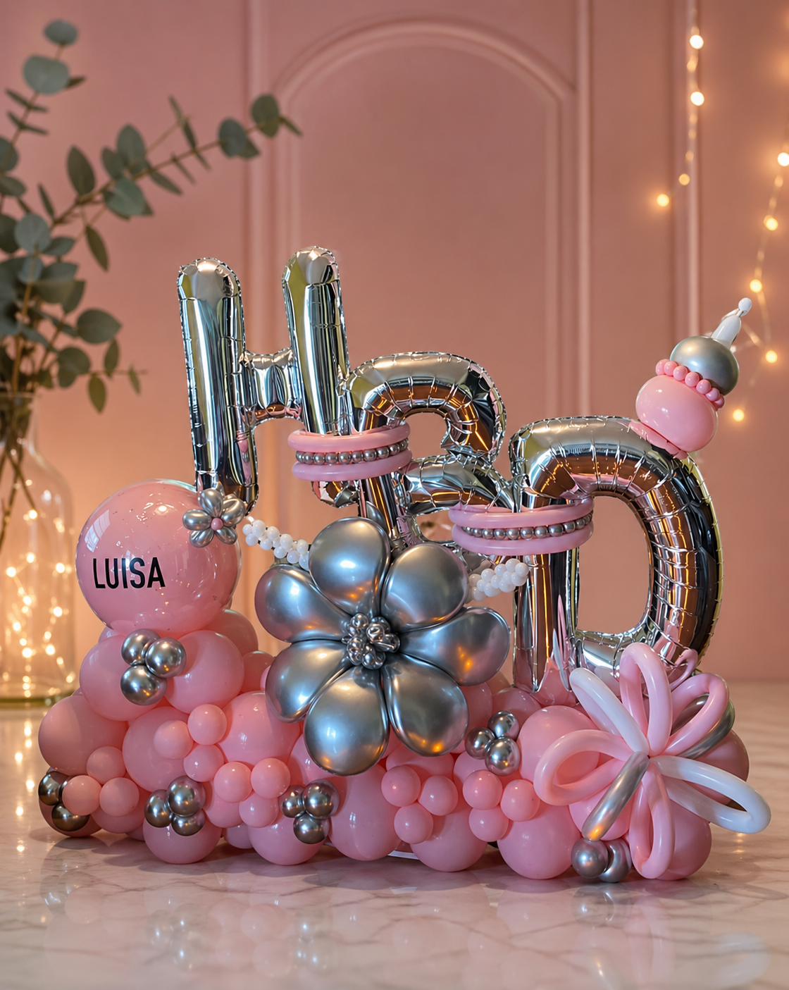 Decoracion personalizada con globos