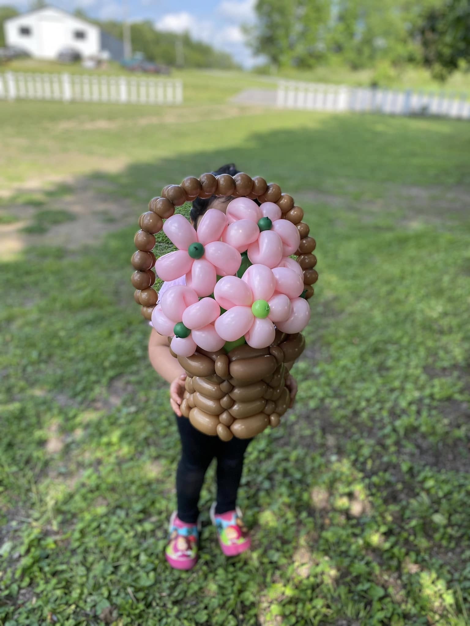Detalle de decoracion con globos